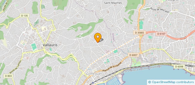 localisation de l'entreprise SNAFON  VALLAURIS