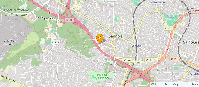localisation de l'entreprise SNAKE EQUIPEMENT à SANNOIS