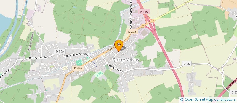 localisation de l'entreprise SNAKE'M BAR  QUINCY-VOISINS