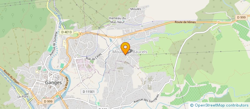 localisation de l'entreprise SNAKE PAINTBALL  MOULES-ET-BAUCELS