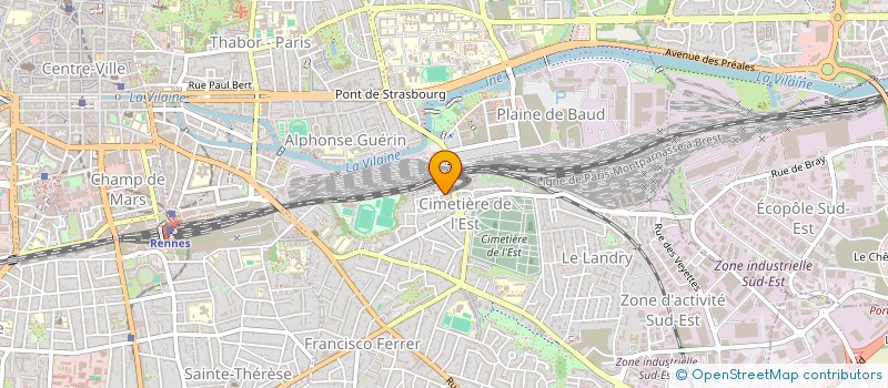 localisation de l'entreprise SNAKE PIT PRODUCTION  RENNES