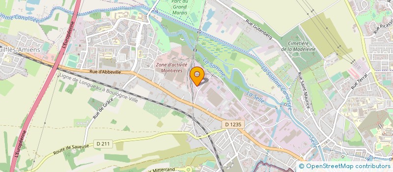 localisation de l'entreprise SNAM à AMIENS