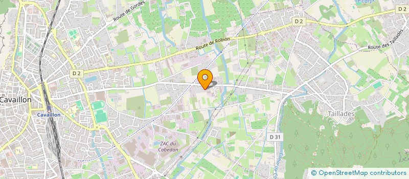 localisation de l'entreprise SNAM  CAVAILLON