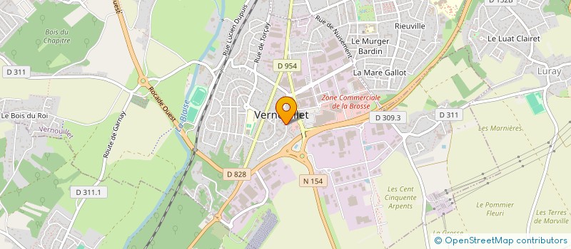 localisation de l'entreprise SNAM DEV&CLOUD à VERNOUILLET