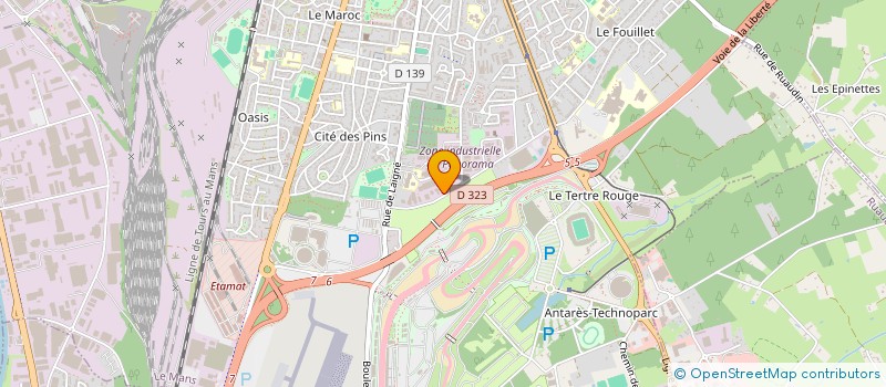 localisation de l'entreprise SNAM SARL à LE MANS