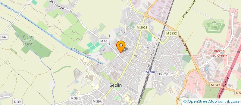 localisation de l'entreprise SNAP  SECLIN