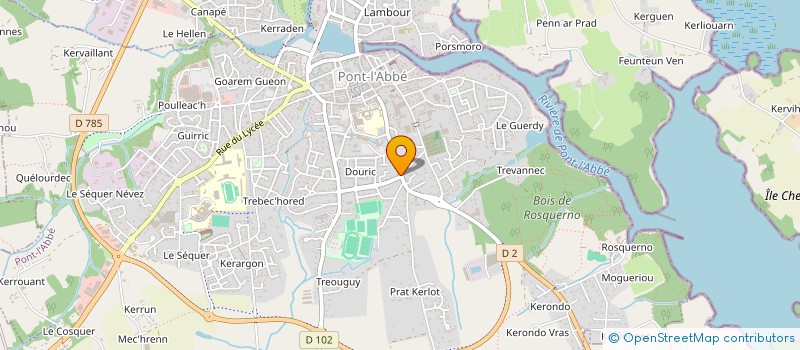 localisation de l'entreprise SNAP à PONT-L'ABBE