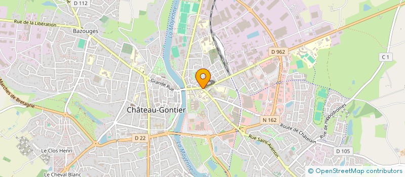 localisation de l'entreprise SNAP FOOD 53  CHATEAU-GONTIER-SUR-MAYENNE