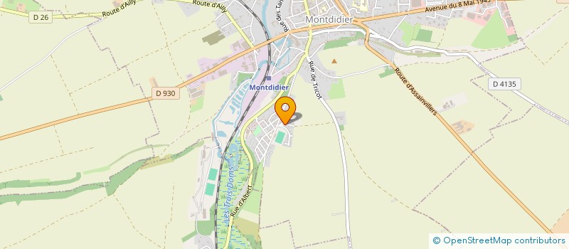 localisation de l'entreprise SNAP FOOD à MONTDIDIER