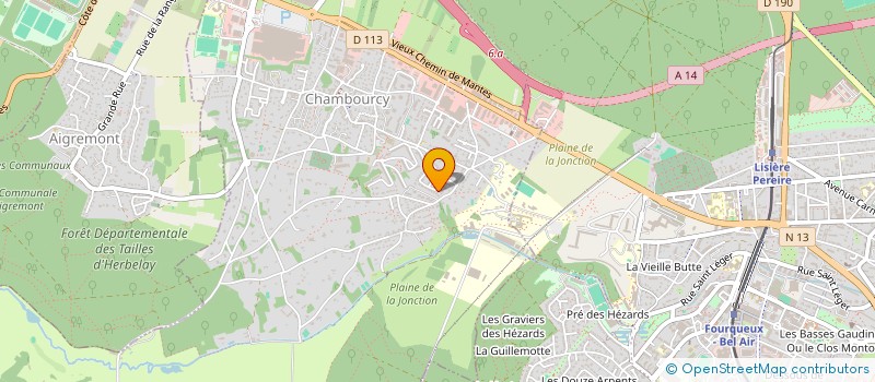 localisation de l'entreprise SNAP SOCIETE CIVILE IMMOBILIERE  CHAMBOURCY