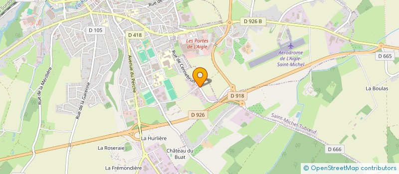 localisation de l'entreprise SNAPA AUTOMOBILES à L'AIGLE