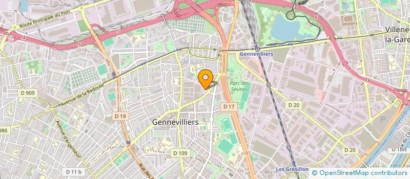 localisation de l'entreprise SNAPAUTO à GENNEVILLIERS