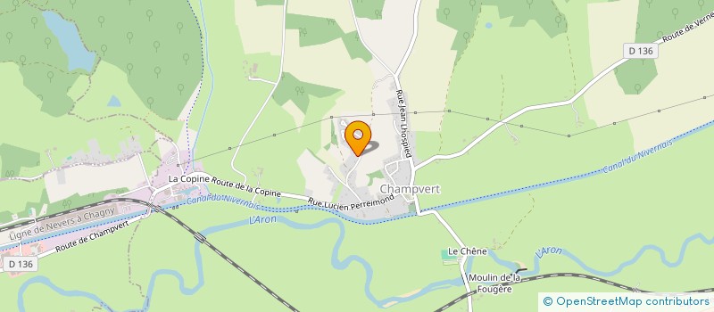 localisation de l'entreprise SNAPEV à CHAMPVERT