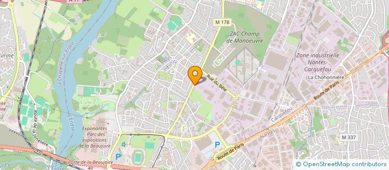 localisation de l'entreprise SNAPJACK CUSTOM à NANTES