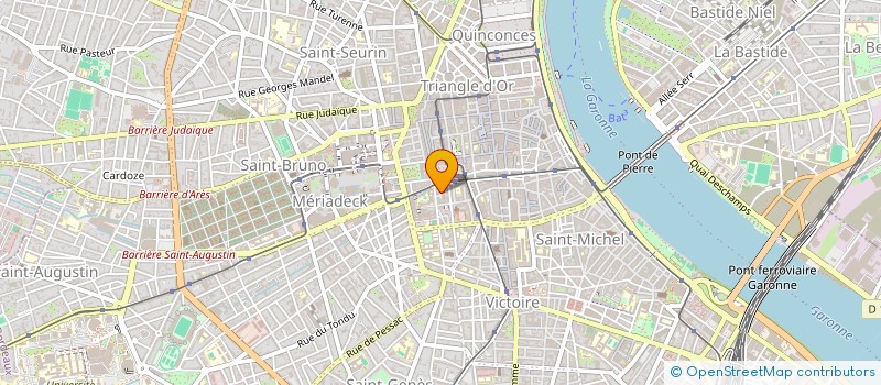 localisation de l'entreprise SNAPP' à BORDEAUX