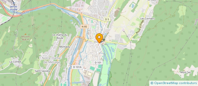 localisation de l'entreprise SNAPPY FOOD K  VIZILLE