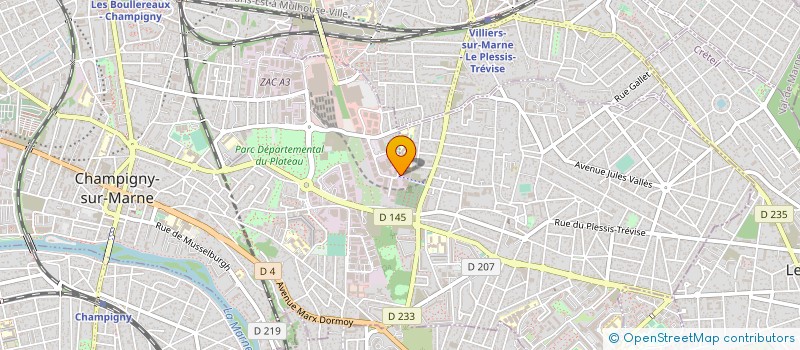 localisation de l'entreprise SNAPS à CHAMPIGNY-SUR-MARNE