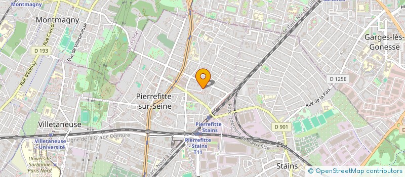 localisation de l'entreprise SNAPS à PIERREFITTE-SUR-SEINE