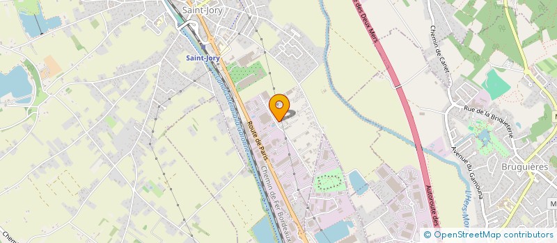localisation de l'entreprise SNAT  SAINT-JORY