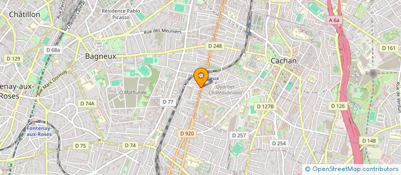 localisation de l'entreprise SNAYT  BAGNEUX