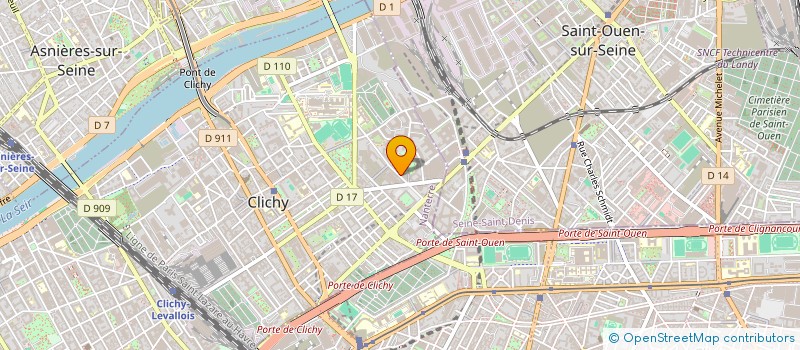 localisation de l'entreprise SNB  CLICHY