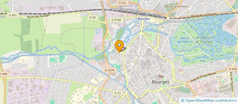 localisation de l'entreprise SNB  BOURGES