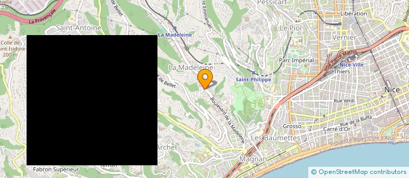 localisation de l'entreprise SNB  NICE