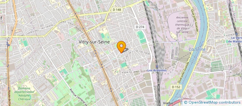 localisation de l'entreprise SNB  VITRY-SUR-SEINE
