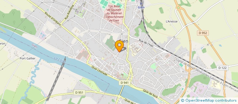 localisation de l'entreprise SNB CONSTRUCTION à GIEN