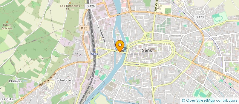localisation de l'entreprise SNB CONSTRUCTIONS à SENS
