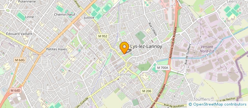 localisation de l'entreprise SNB SOLUTIONS  LYS-LEZ-LANNOY