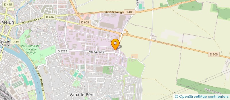localisation de l'entreprise SNBV à VAUX-LE-PENIL