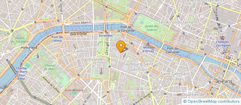 localisation de l'entreprise SNC 1 RUE LAS CASES  PARIS