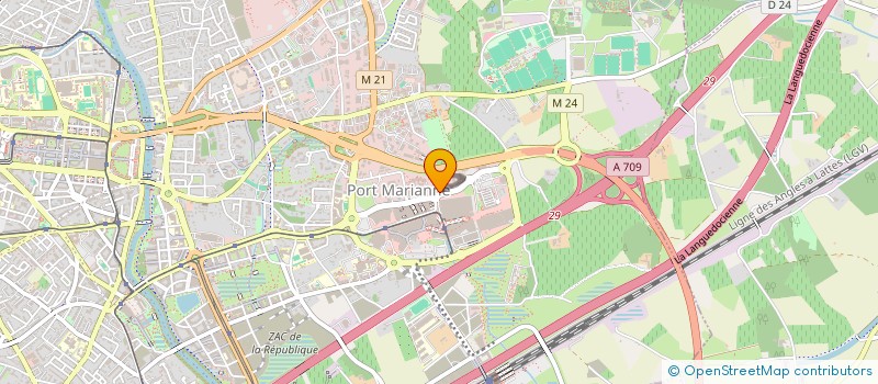 localisation de l'entreprise SNC 123 B à MONTPELLIER