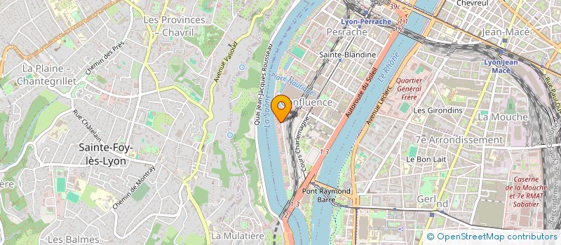 localisation de l'entreprise SNC 1921  LYON