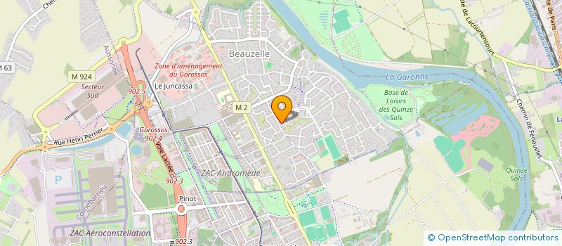 localisation de l'entreprise SNC 3 BAND  BEAUZELLE