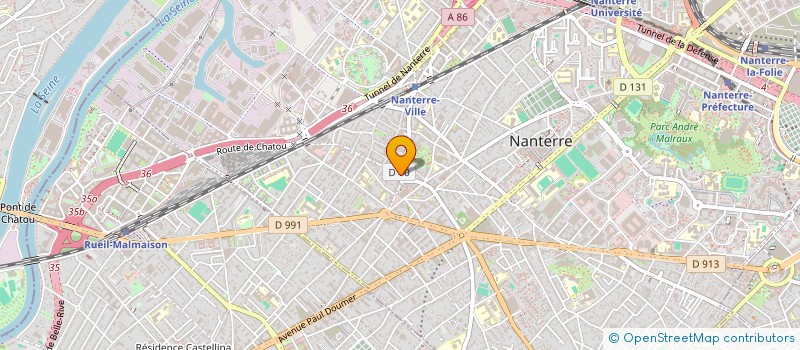 localisation de l'entreprise SNC 3 J à NANTERRE