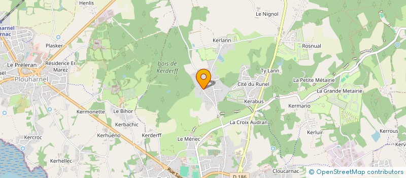 localisation de l'entreprise SNC 33 ROUTE DU HAHON  CARNAC