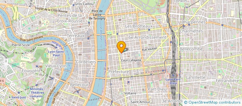 localisation de l'entreprise SNC 4 LAFAYETTE  LYON