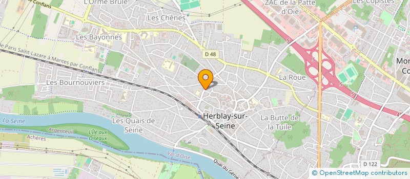 localisation de l'entreprise SNC 40 RUE DE PONTOISE  HERBLAY-SUR-SEINE