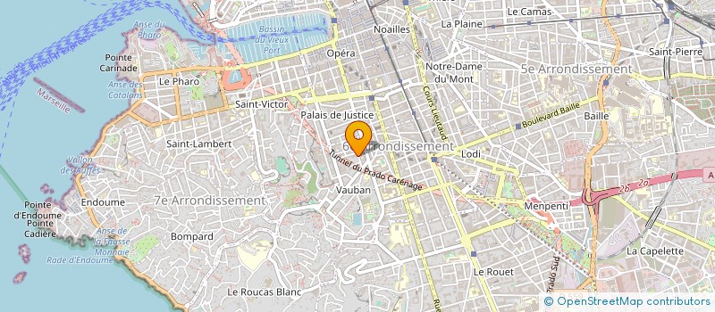 localisation de l'entreprise SNC 42 RUE DU DOCTEUR FRANCOIS MORUCCI 13006 MARSEILLE à MARSEILLE 6EME