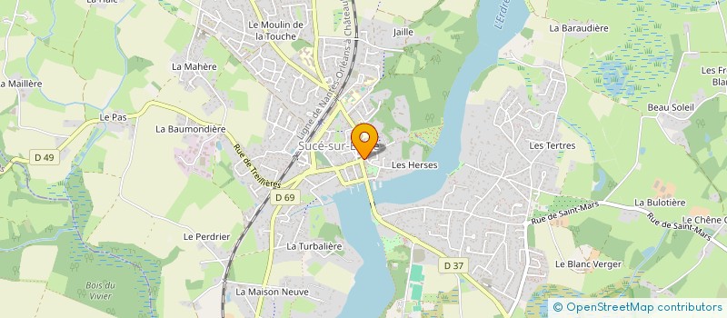 localisation de l'entreprise SNC 44 DE L'ERDRE à SUCE-SUR-ERDRE