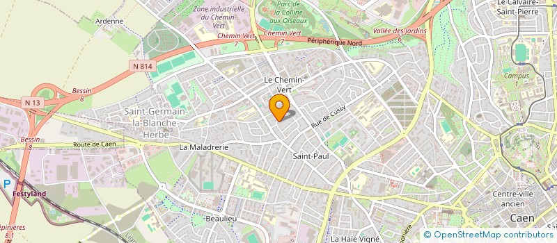 localisation de l'entreprise SNC 5FC 2023 à CAEN