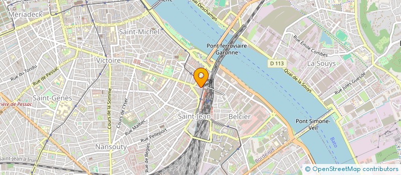 localisation de l'entreprise SNC 6 VICTOR HUGO à BORDEAUX