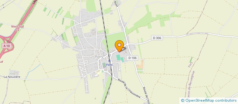 localisation de l'entreprise SNC  FORS