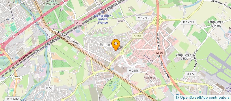 localisation de l'entreprise SNC A.P.I. & L. à LATTES