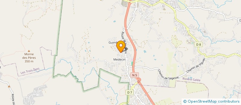 localisation de l'entreprise SNC A21E INDUSTRIES  RIVIERE-SALEE