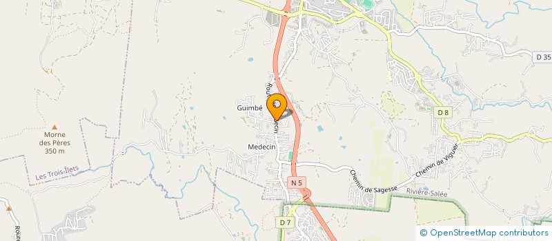 localisation de l'entreprise SNC A21G INDUSTRIES  RIVIERE-SALEE