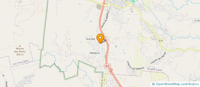 localisation de l'entreprise SNC A21J INDUSTRIES  RIVIERE-SALEE