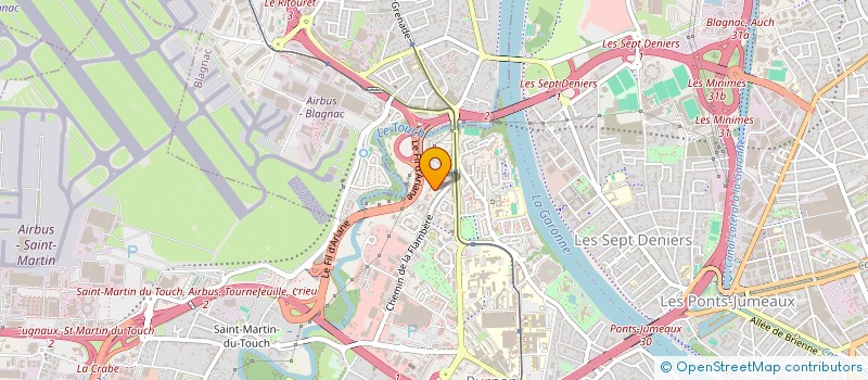 localisation de l'entreprise SNC A355  TOULOUSE